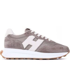 Hogan H641 Sneaker, Lt Brown, Size 38.5 (US 8.5) NEW in box
